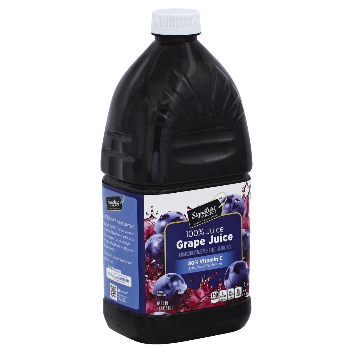 slide 1 of 4, Signature Select 100% Juice 64 oz, 64 fl oz