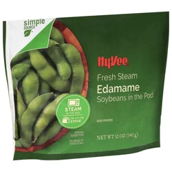 Hy-vee Steam Quick, Edamame Soybeans In The Pod