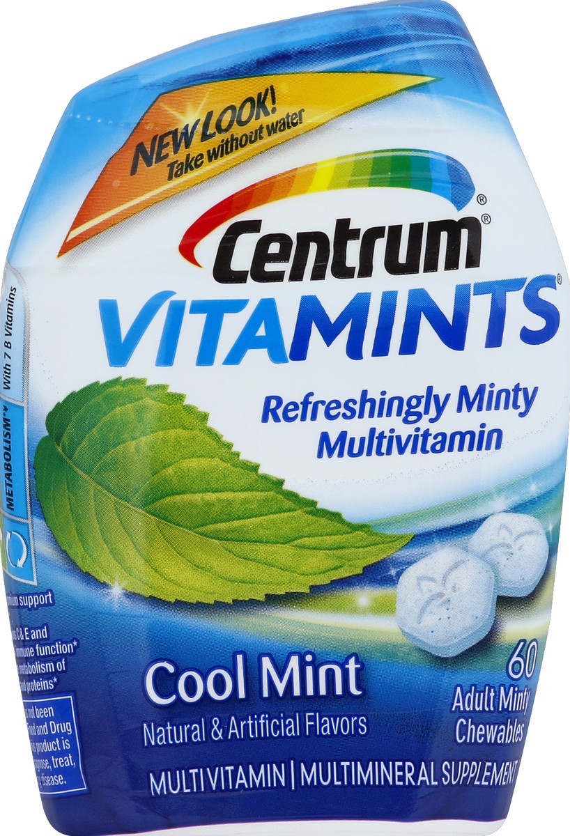 slide 4 of 4, Centrum Vitamints Cool Mint, 60 ct