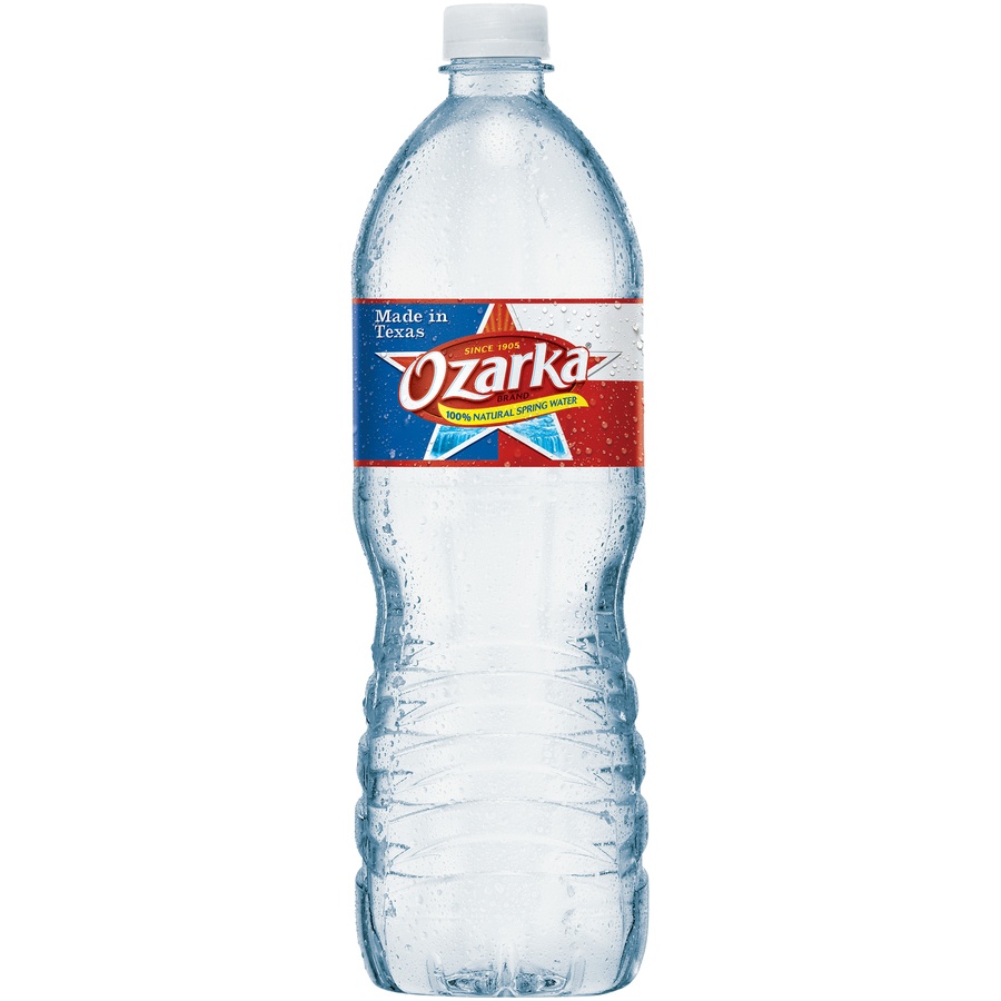 slide 1 of 4, Ozarka Brand 100% Natural Spring Water Bottle, 1 liter