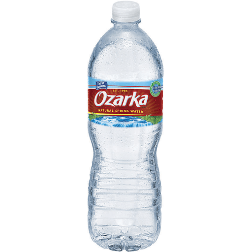 slide 4 of 4, Ozarka Brand 100% Natural Spring Water Bottle, 1 liter