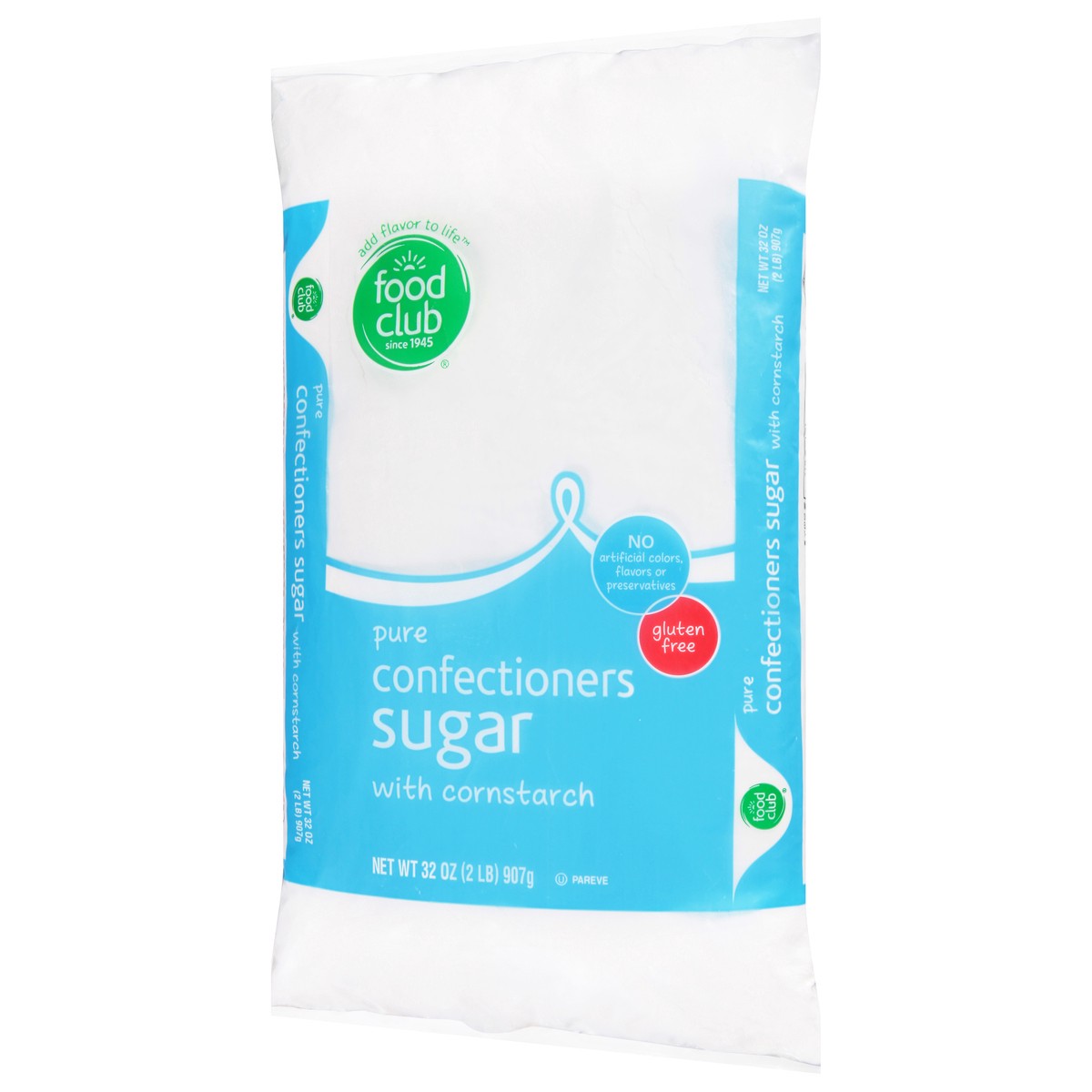slide 8 of 14, Food Club Confectioners Sugar With Cornstarch, 32 oz