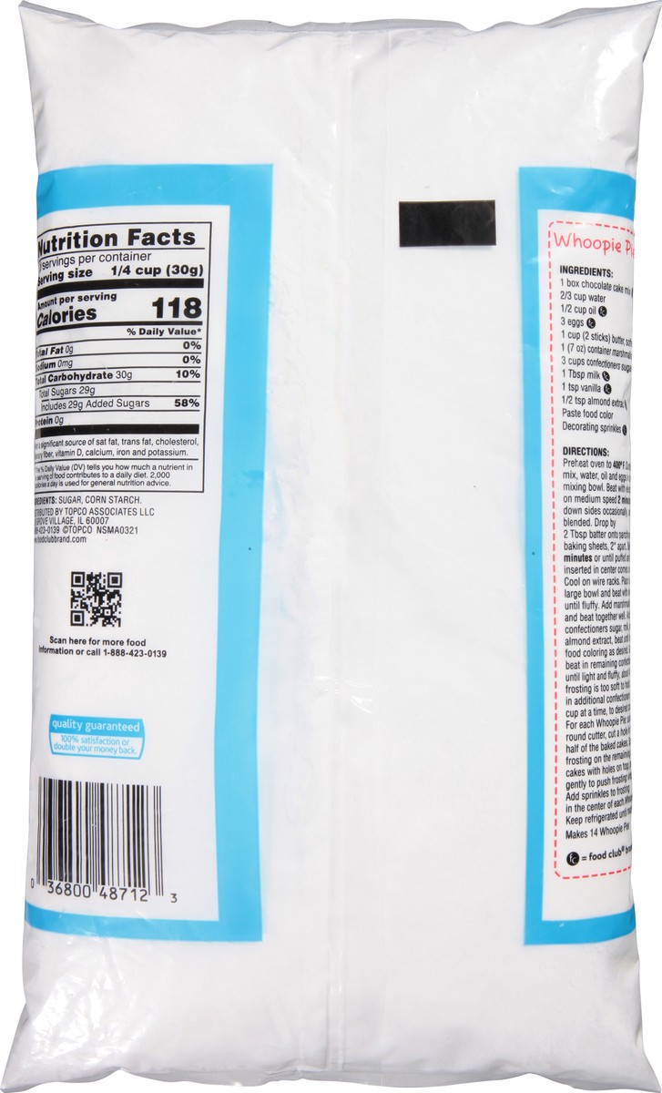 slide 3 of 14, Food Club Confectioners Sugar With Cornstarch, 32 oz