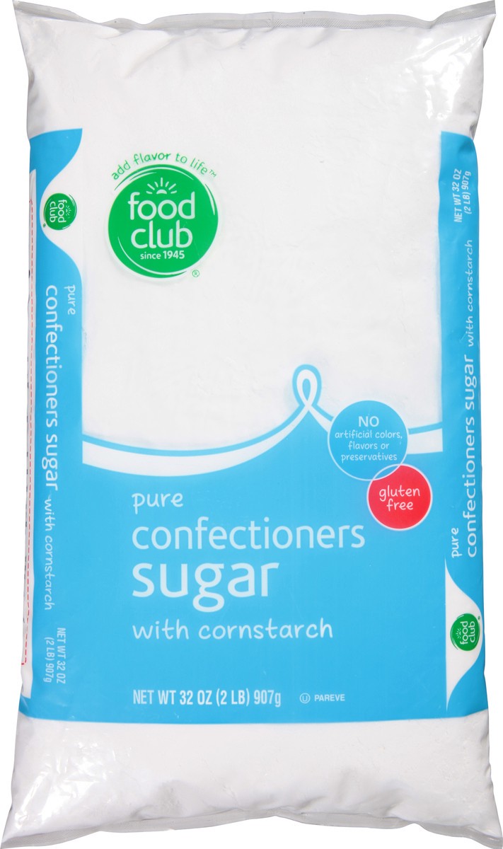 slide 13 of 14, Food Club Confectioners Sugar With Cornstarch, 32 oz