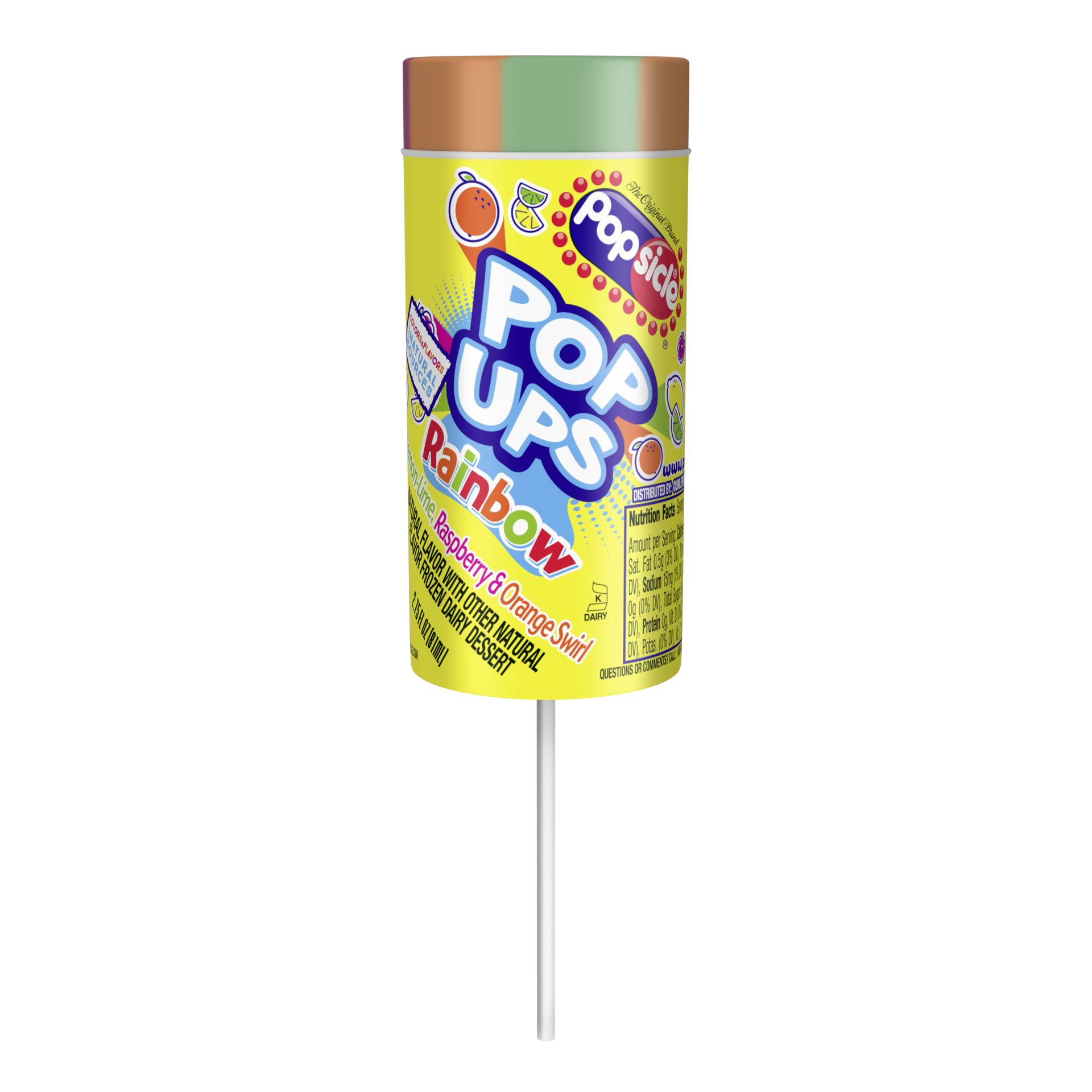 slide 3 of 3, Popsicle Pop Ups Ice Pop Rainbow, 1 ct, 1 ct