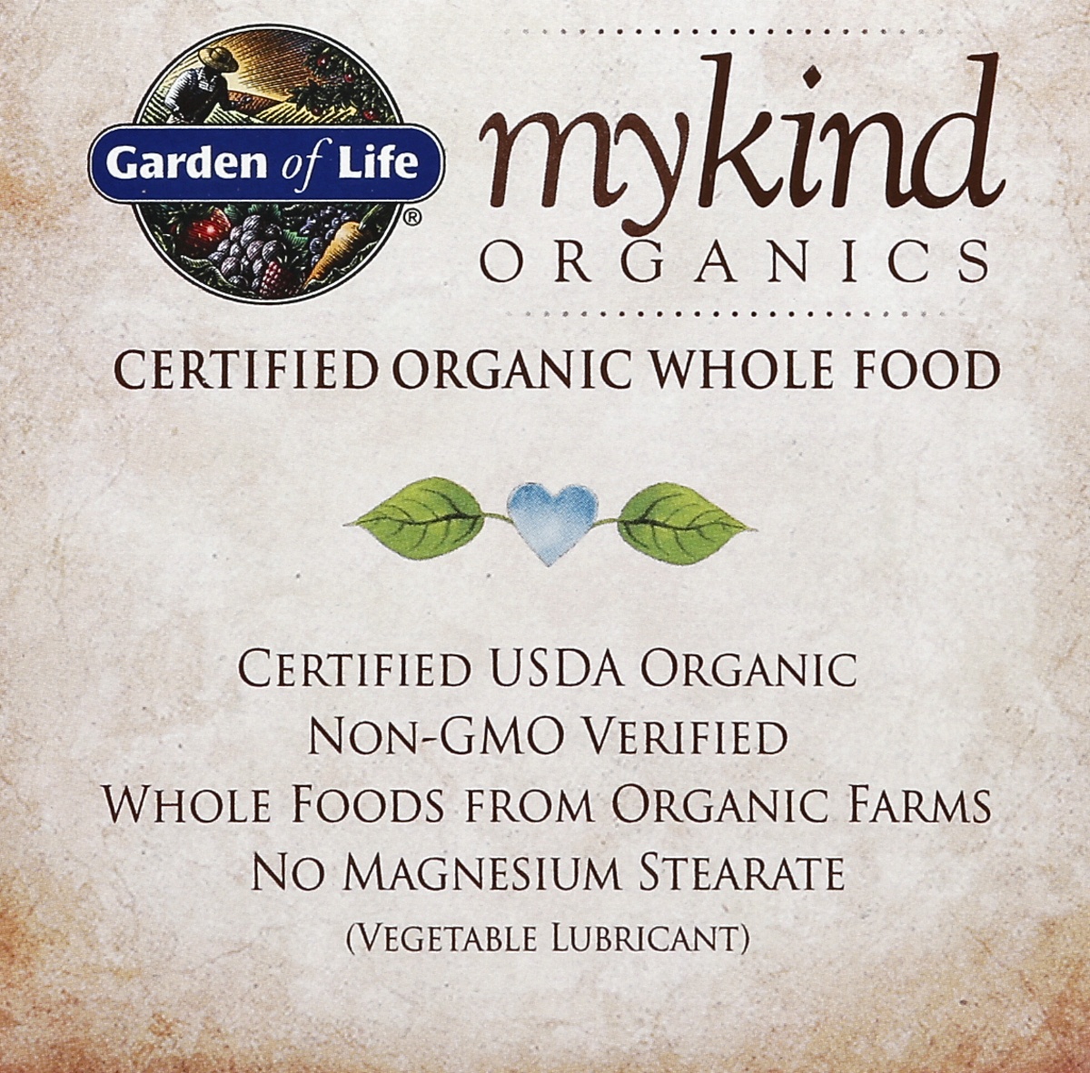 slide 4 of 4, Garden of Lifemy Kind Organics Mens Multivitamin, 120 ct