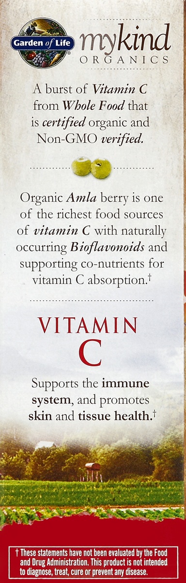 slide 3 of 4, Garden of Life Mykind Organics Vitamin C Spray Cherry Tangerine, 2 fl oz