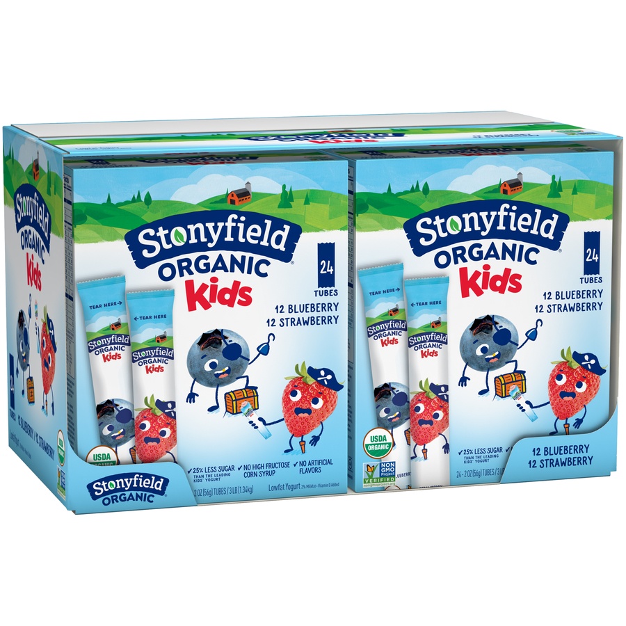 slide 2 of 5, Stonyfield Yokids Organic Squeezers, 