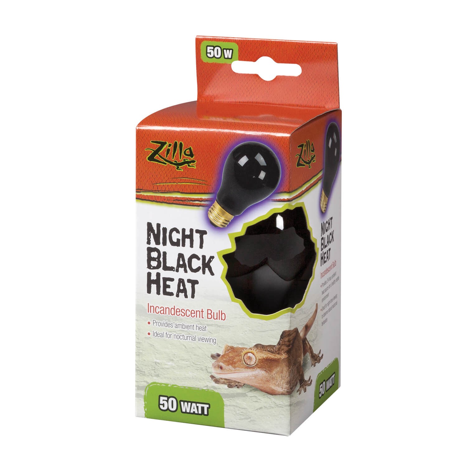 slide 3 of 6, Zilla Incandescent Bulbs Night Black 50 Watts, 1 ct
