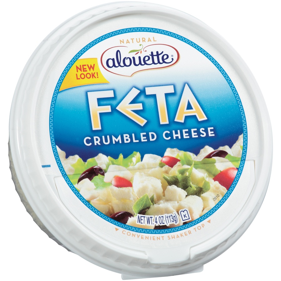 slide 2 of 3, Alouette Feta Crumbled Cheese, 