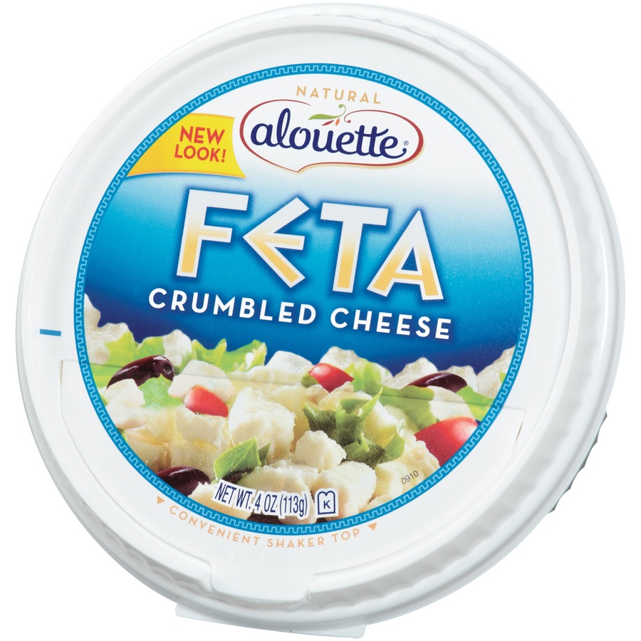 slide 3 of 3, Alouette Feta Crumbled Cheese, 