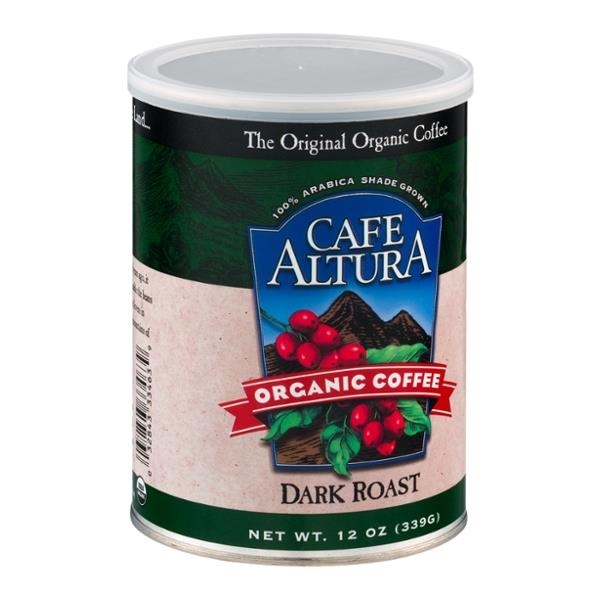 slide 1 of 1, Café Altura Organic Ground Coffee Dark Roast, 12 oz
