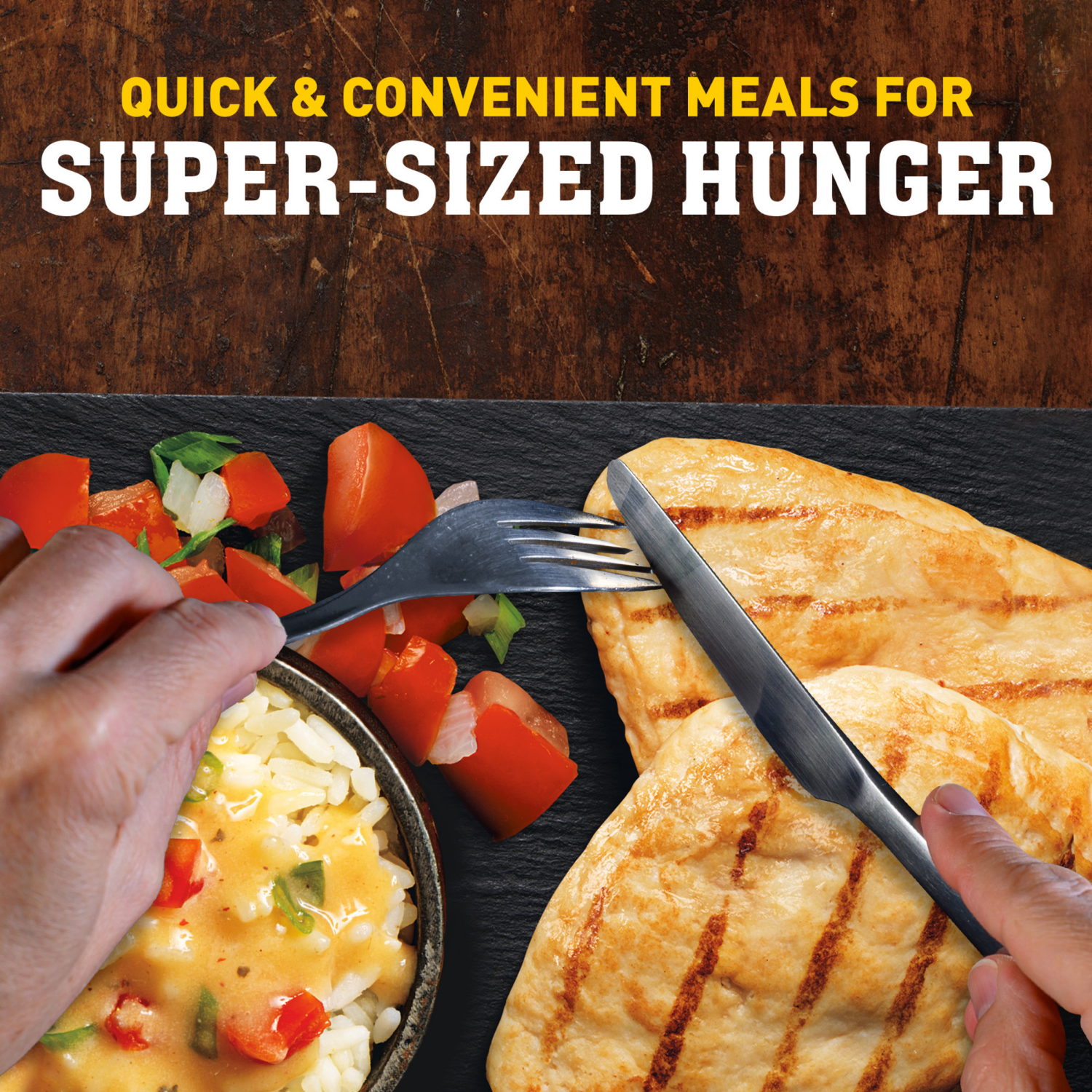 slide 4 of 5, Hungry-Man Chipotle Chicken Double Chicken Bowls 15 oz, 15 oz