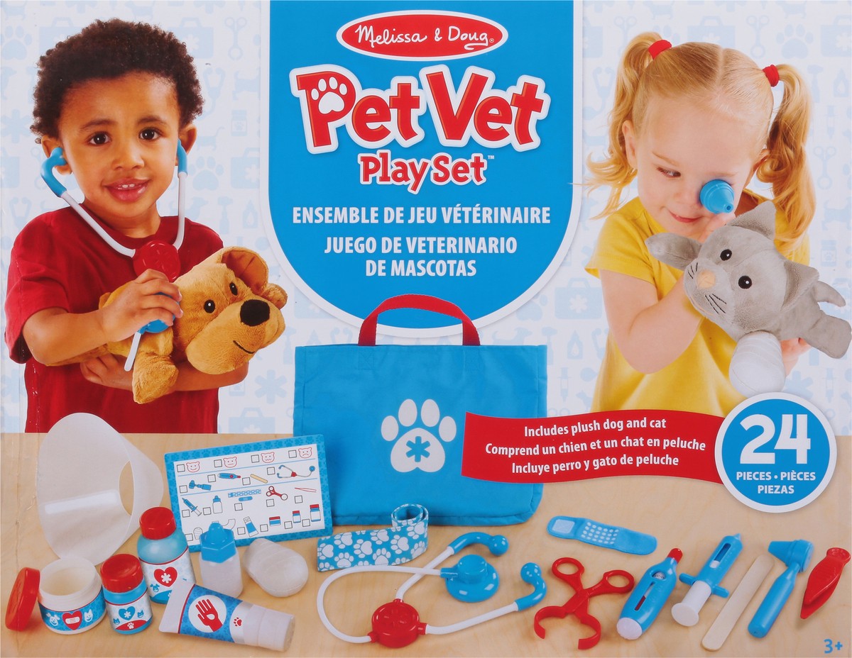 slide 3 of 9, Melissa & Doug 3+ PetVet Play Set 24 ea, 24 ct