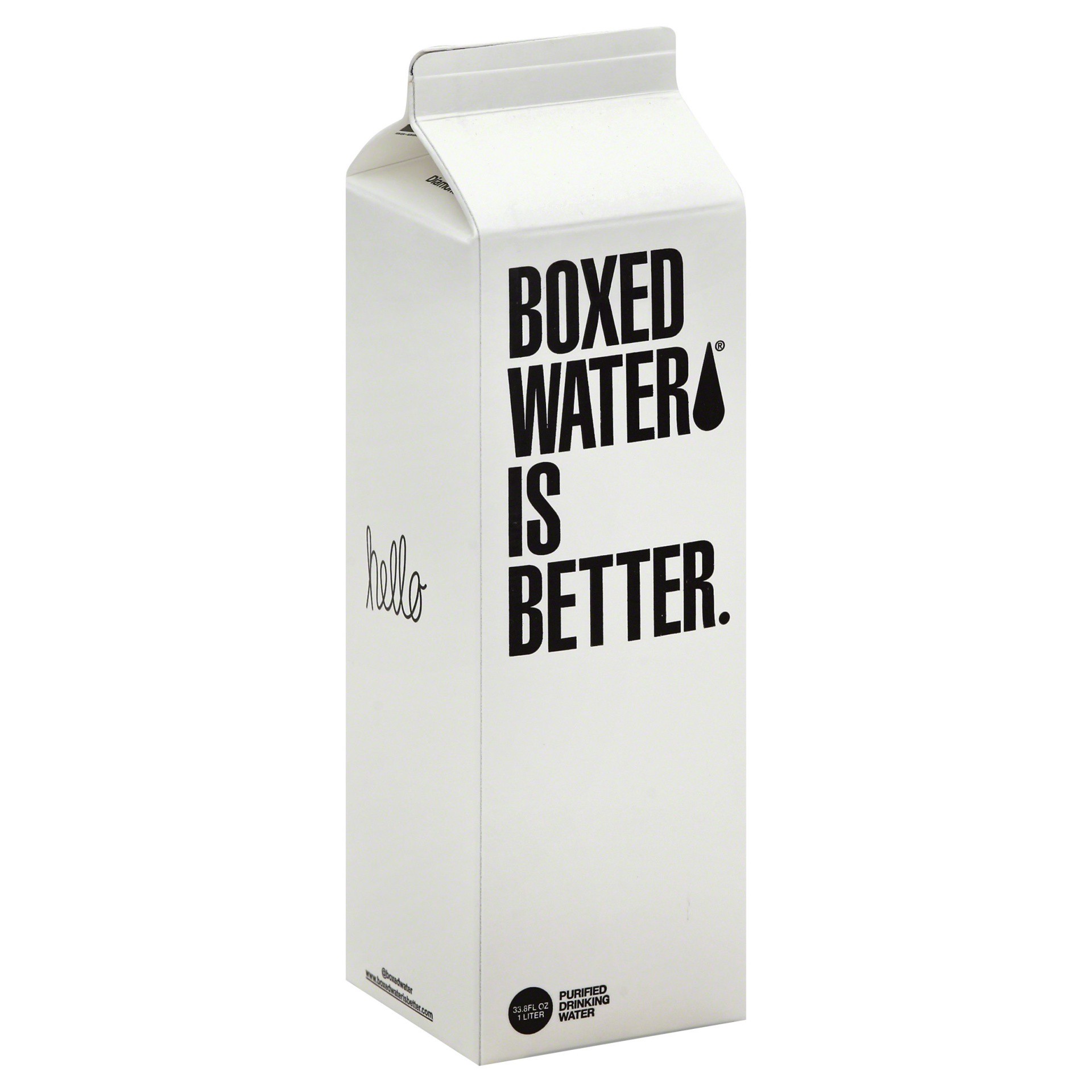 slide 1 of 2, Boxed Water Is Better Purified Water - 1 liter, 500 ml