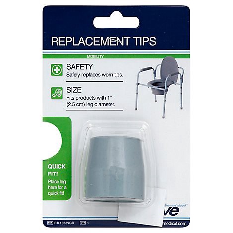 slide 1 of 1, Drive Medical Ultility Tip 1in Rtl10389gb - Each, 