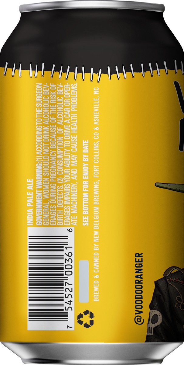 slide 6 of 6, New Belgium Voodoo Ranger IPA India Pale Ale Beer 12 oz, 12 oz