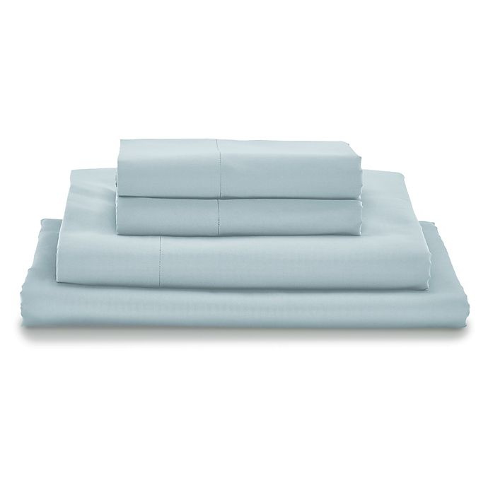 slide 2 of 2, MyPillow Giza Dreams 400-Thread-Count Full Sheet Set - Light Blue, 1 ct