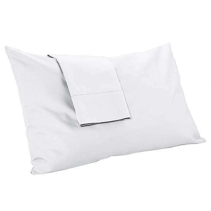 slide 2 of 2, MyPillow Giza Dreams 400-Thread-Count Standard/Queen Pillowcases - White, 2 ct