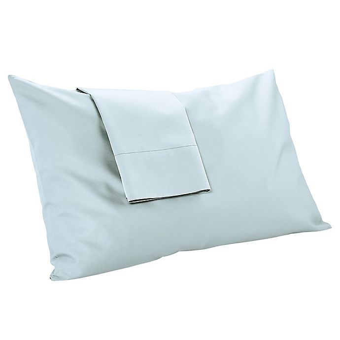 slide 2 of 2, MyPillow Giza Dreams 400-Thread-Count Standard/Queen Pillowcases - Light Blue, 2 ct