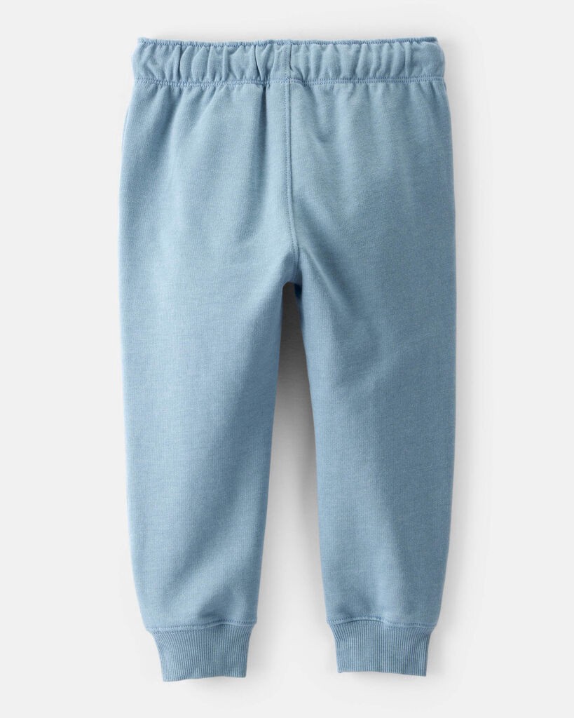slide 2 of 3, Carter's Carters Toddler Boy Solid Fleece Cotton Jogger - Blue Blue 4T, 1 ct
