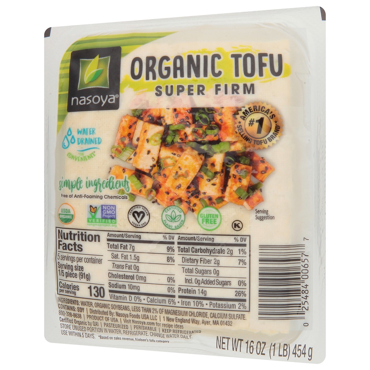 slide 7 of 9, Nasoya Super Firm Organic Tofu 16 oz, 1 ct