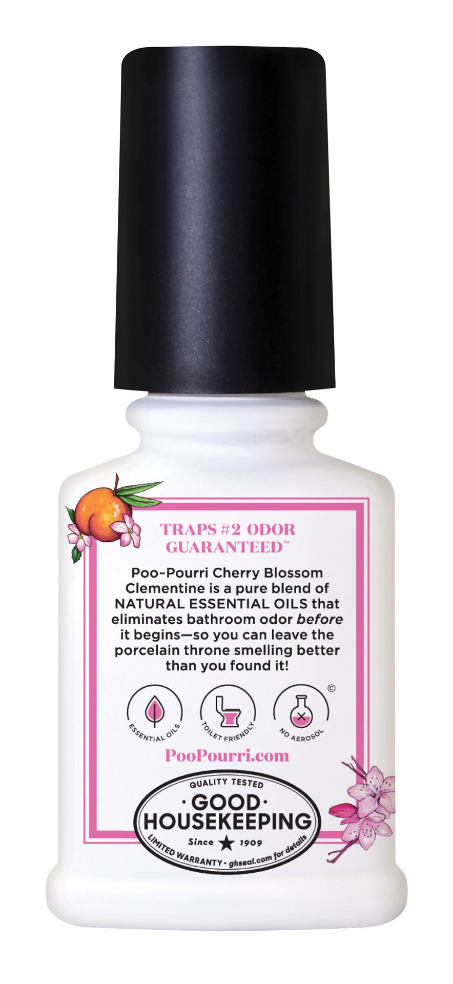 slide 3 of 4, Poo-Pourri Before-You-Go Toilet Spray, Cherry Blossom Clementine, 2 oz