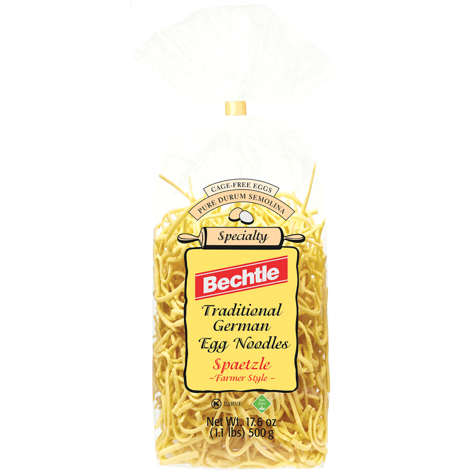slide 1 of 2, Bechtle Spaetzle Farmer Style Noodles, 17.6 oz