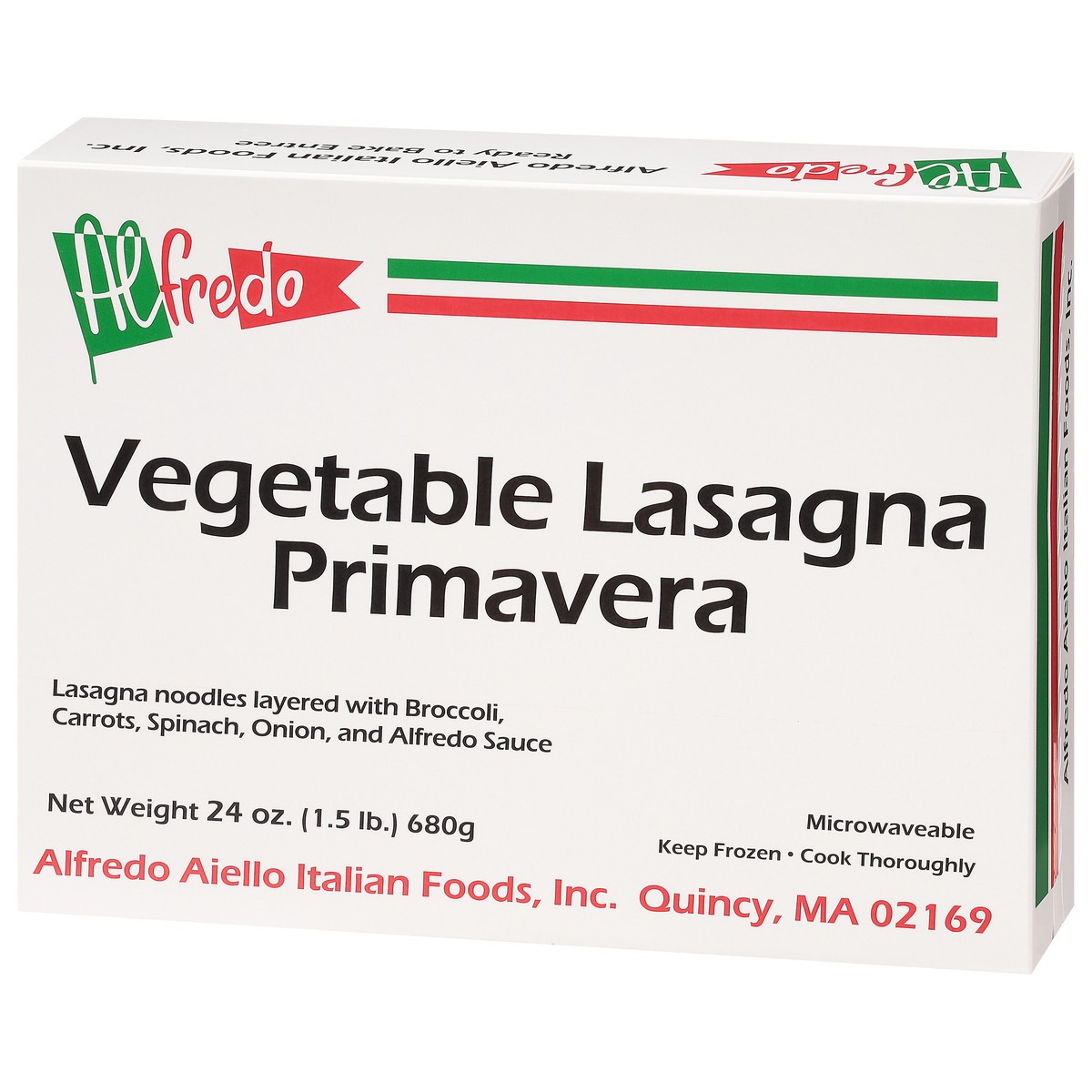 slide 3 of 13, Alfredo Primavera Vegetable Lasagna 24 oz, 24 oz