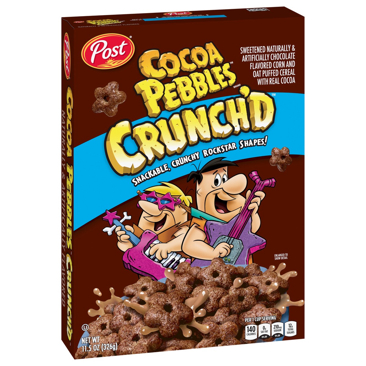 slide 2 of 9, Cocoa Pebbles Crunch'd Cereal 11.5 oz, 11.5 oz
