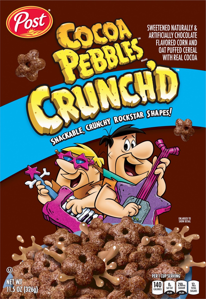 slide 6 of 9, Cocoa Pebbles Crunch'd Cereal 11.5 oz, 11.5 oz