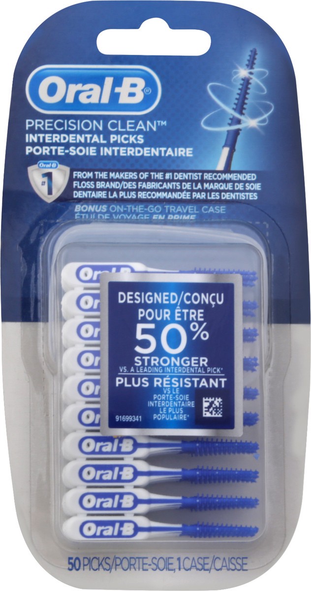 slide 5 of 6, Oral-B Precision Clean Nterdental Picks, 50 ct