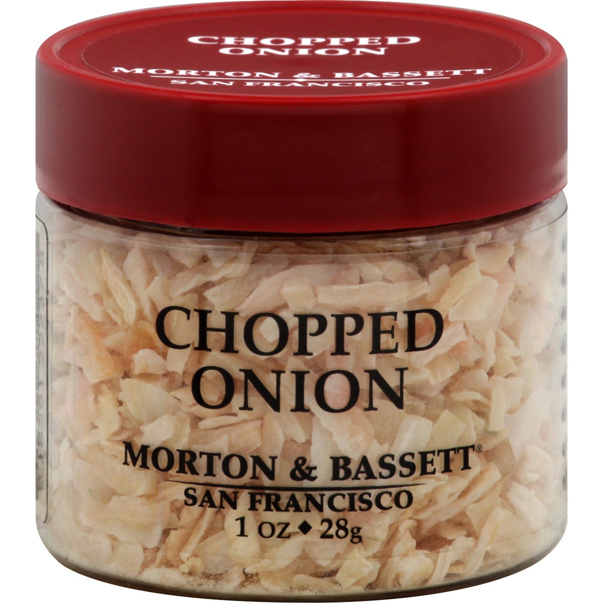 slide 1 of 8, Morton Seasoning Onion Chopped, 1 oz