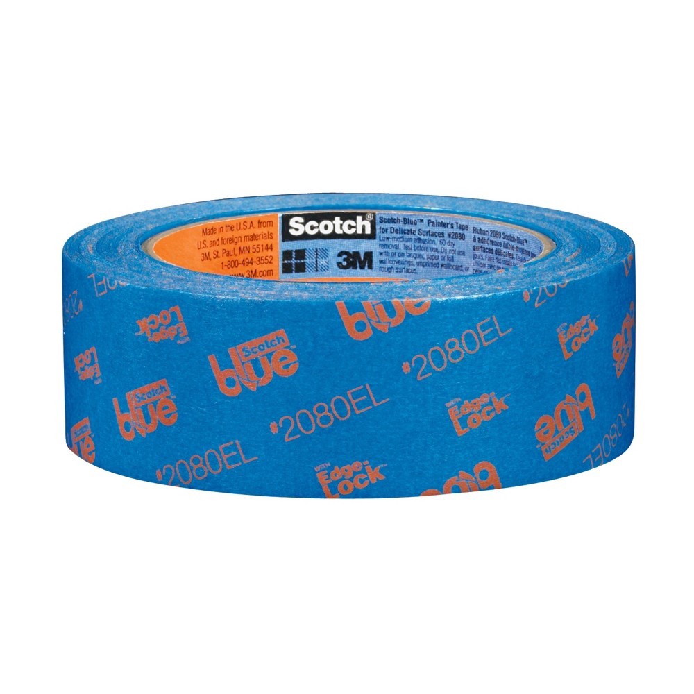 slide 20 of 23, ScotchBlue Walls + Wood Floors Painter's Tape With Edge-Lock, 1.5 in x 45 yd