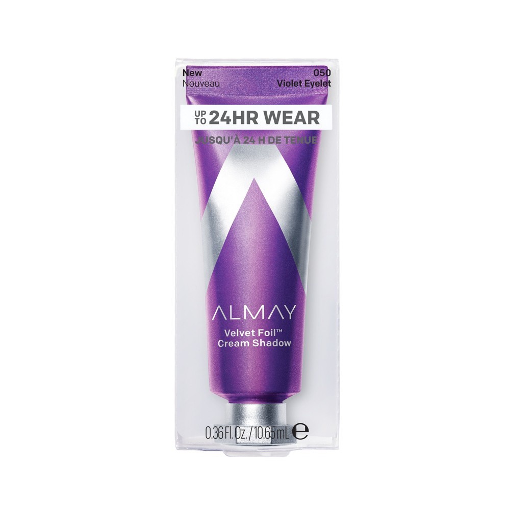 slide 4 of 6, Almay Velvet Foil Cream Shadow, Violet Eyelet, 0.36 fl oz