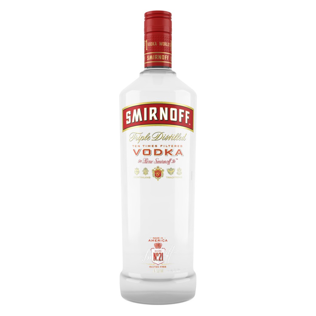 slide 1 of 2, Smirnoff Vodka, 1 liter