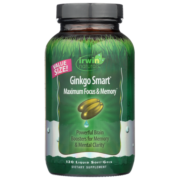 slide 1 of 1, Irwin Naturals Ginkgo Smart, 120 ct