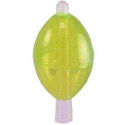 Rainbow Plastics Fluorescent Yellow Tough Bubbles Float