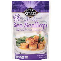 First Street Wild Caught Sea Scallops 10/20
