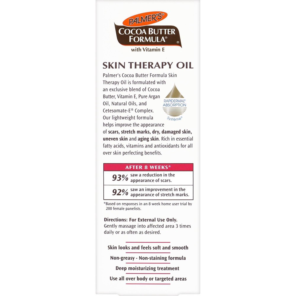 slide 4 of 6, Palmer's Cocoa Butter Formula Skin Therapy Oil Rosehip Fragrance, 2 fl. oz., 2 oz