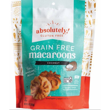 slide 13 of 19, Absolutely! Gluten Free Grain Free Coconut Macaroons 10 oz, 10 oz