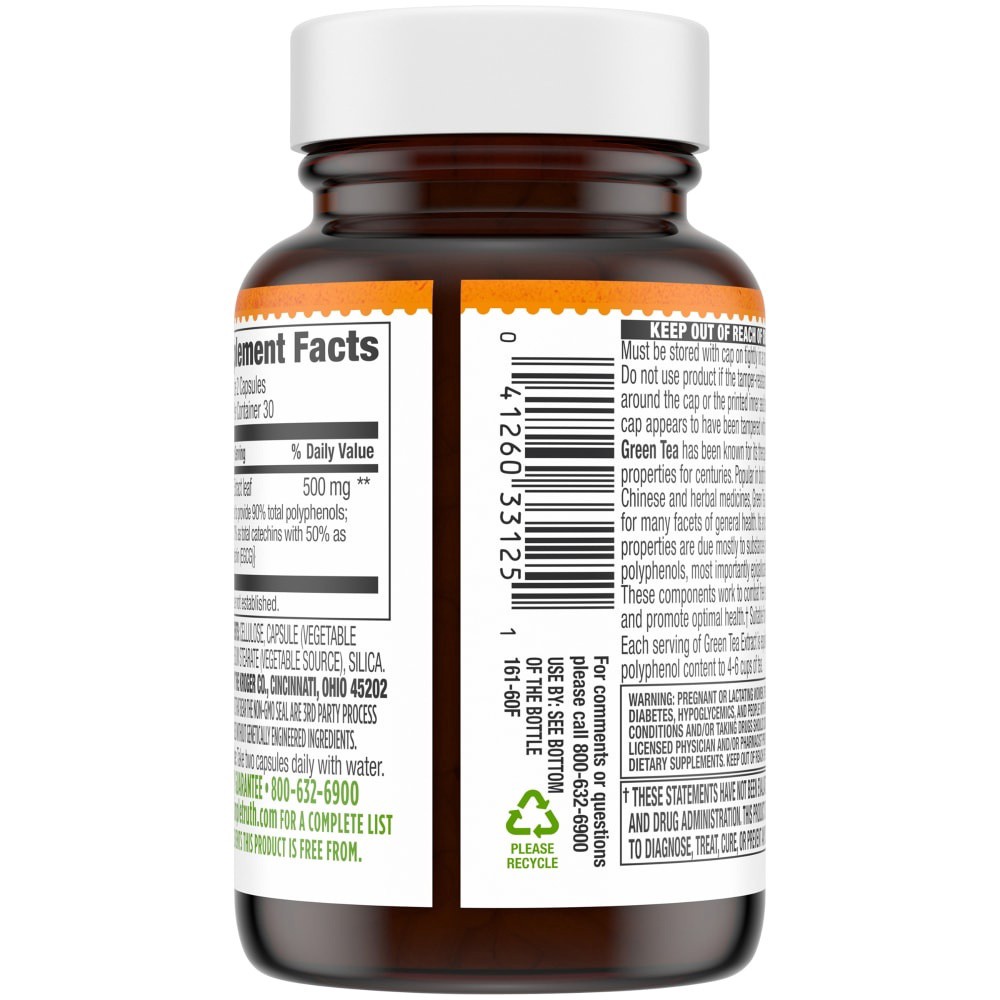 slide 3 of 4, Simple Truth Green Tea Extract Supplement Capsules, 60 ct