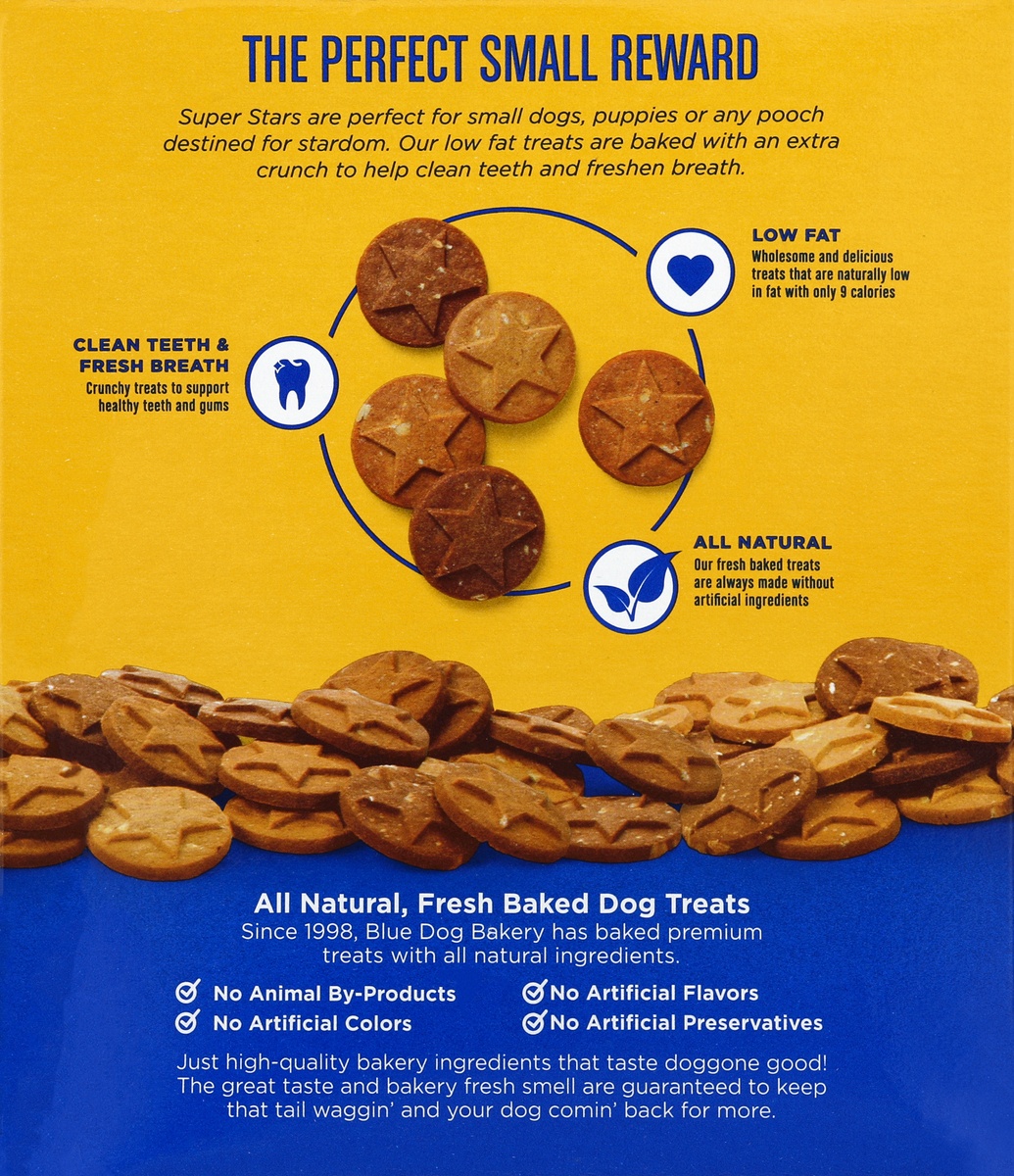 slide 2 of 5, Blue Dog Bakery Super Stars Healthy Treats for Dogs, 18 oz