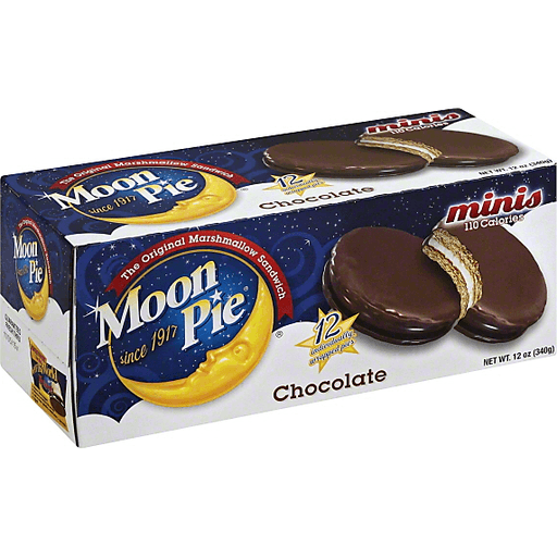 slide 2 of 3, Moon Pie Minis Chocolate Pie, 12 ct