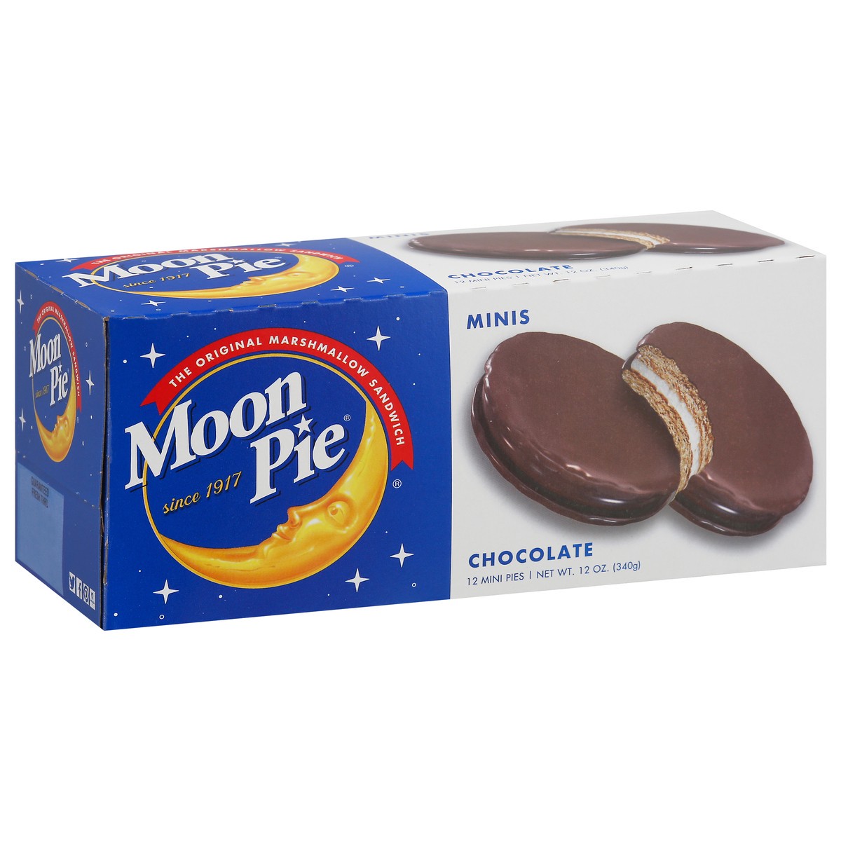 slide 5 of 9, Moon Pie® chocolate minis, 12 oz