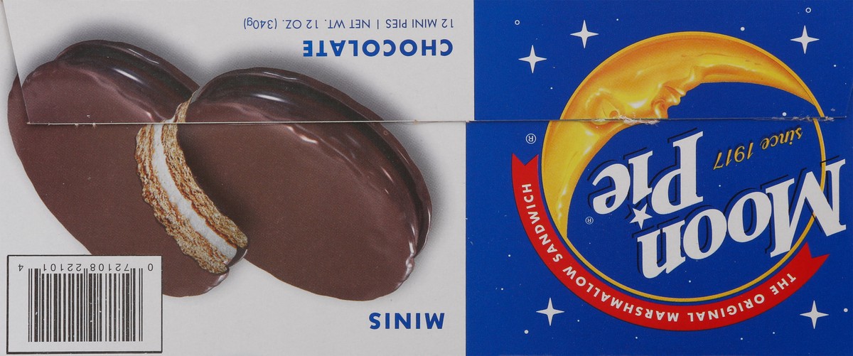 slide 9 of 9, Moon Pie® chocolate minis, 12 oz