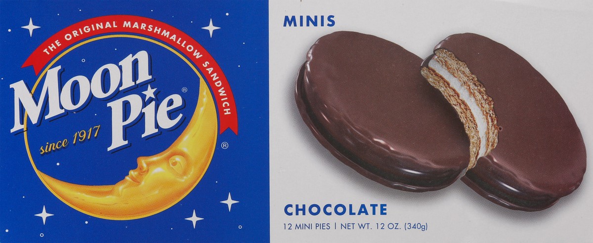 slide 8 of 9, Moon Pie® chocolate minis, 12 oz