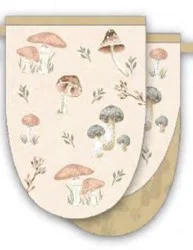 Fiesta Mushrooms Print Mini Mitt