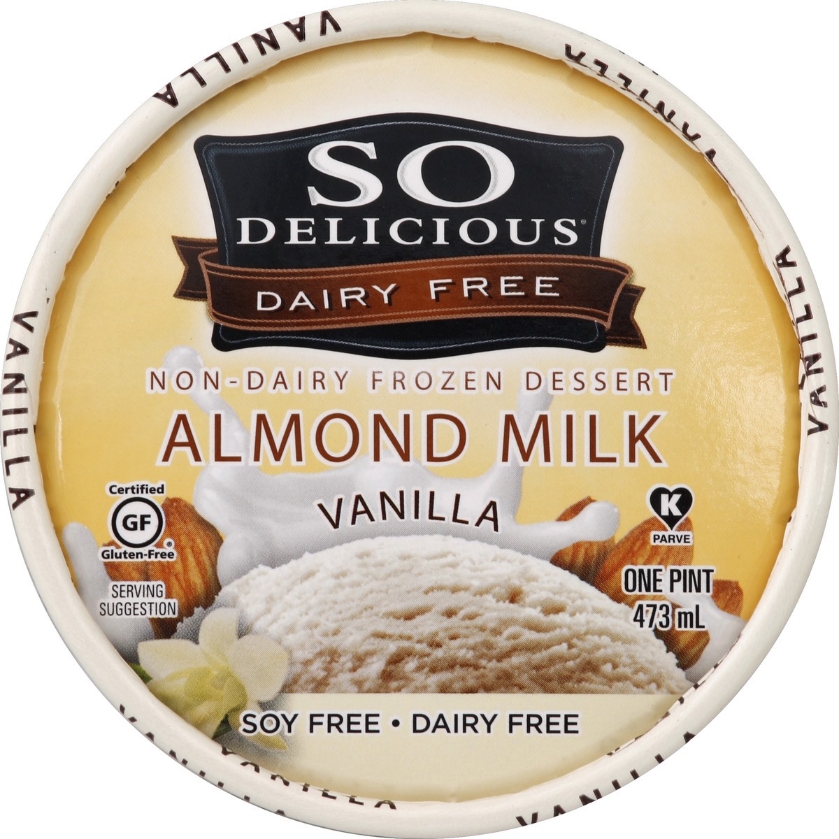 slide 2 of 3, So Delicious Almond Milk Vanilla Frozen Dessert, 16 fl oz