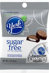 York Dark Chocolate Covered Sugar Free Peppermint Patties 3 oz